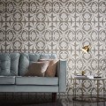 Złoto-perłowa tapeta na flizelinie wzór ekspresja