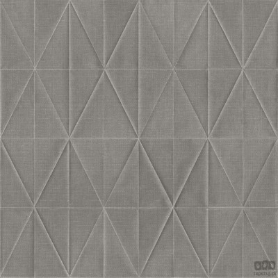 Tapeta na flizelinie wzór geometryczny szary
