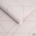 Pudrowy róż tapeta z geometrycznym wzorem