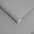 Szara tapeta z geometrycznym wzorem