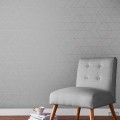 Szara tapeta z geometrycznym wzorem