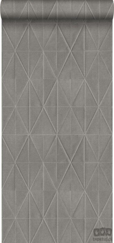 Tapeta na flizelinie wzór geometryczny szary