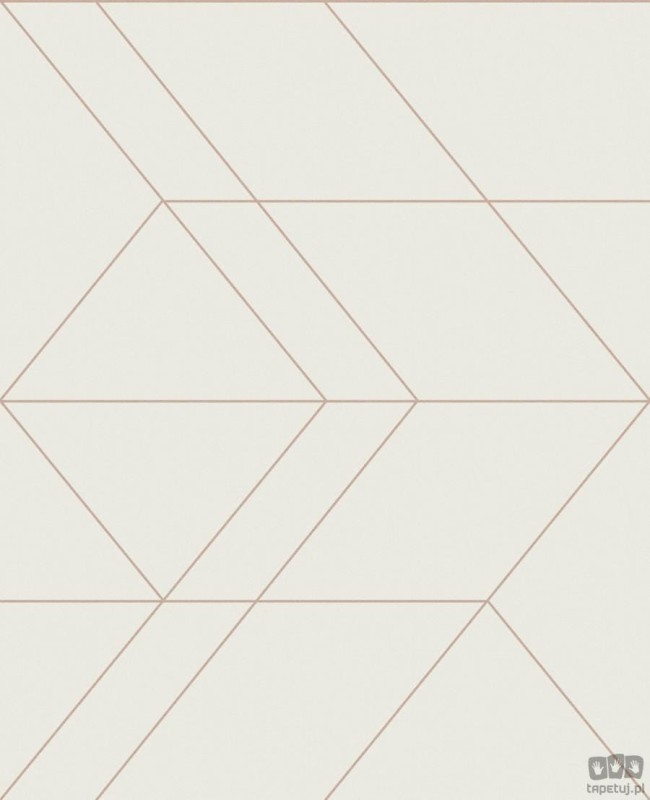Szara tapeta z geometrycznym wzorem