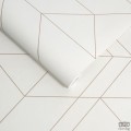 Szara tapeta z geometrycznym wzorem
