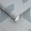 Niebieska tapeta z geometrycznym motywem