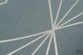 Niebieska tapeta z geometrycznym linearnym złotym akcentem