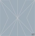 Niebieska tapeta z geometrycznym linearnym złotym akcentem