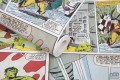 Tapeta papierowa z motywem komiksu z superbohaterami