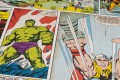 Tapeta papierowa z motywem komiksu z superbohaterami