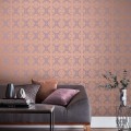 Tapeta na flizelinie w orientalny wzór geometryczny