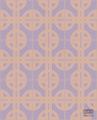 Tapeta na flizelinie w orientalny wzór geometryczny