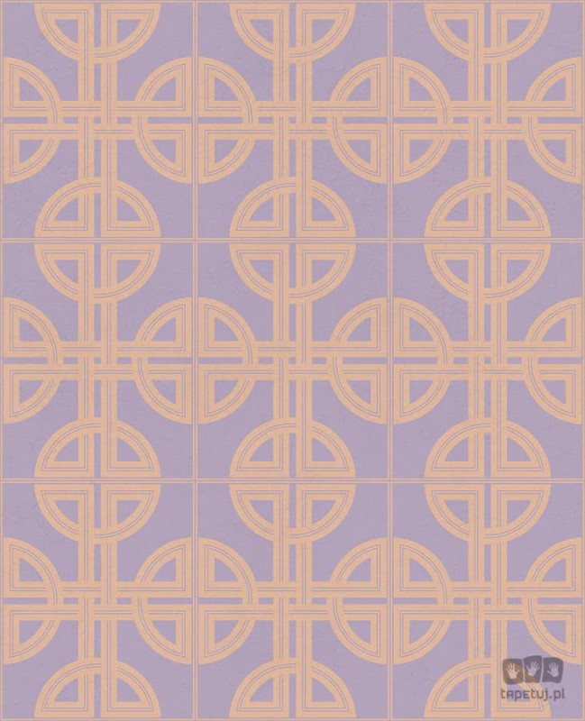 Tapeta na flizelinie w orientalny wzór geometryczny