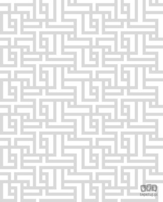 Tapeta na flizelinie w srebrny wzór geometryczny nowoczesna