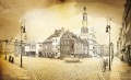 Fototapeta Poznań - rynek w sepii 10861