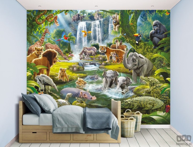 Fototapeta dziecięca Walltastic Zwierzęta w dżungli