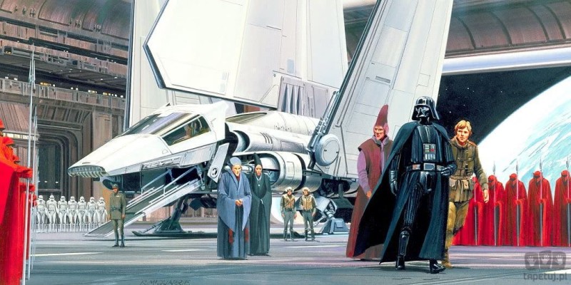 Fototapeta Star Wars Classic RMQ Death Star Shuttle Dock DX10-048