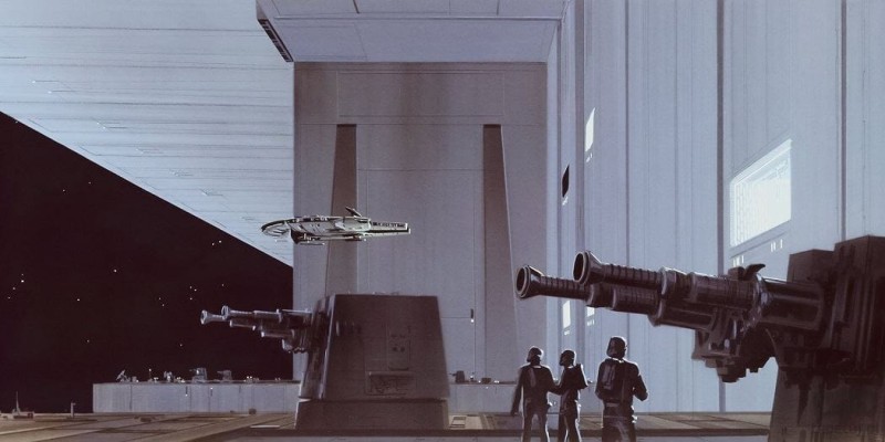 Fototapeta Star Wars Classic RMQ Death Star Hangar DX10-050