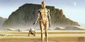 Fototapeta Star Wars Classic RMQ Droids DX10-051
