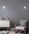 Tapeta papierowa z geometrycznym wzorem labirynt