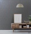Tapeta papierowa z geometrycznym wzorem labirynt
