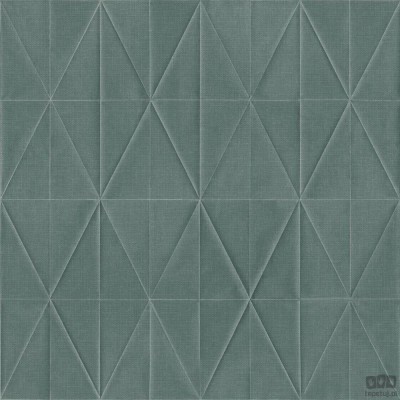 Tapeta na flizelinie wzór geometryczny zieleń