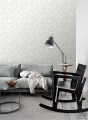 Tapeta na flizelinie wzór roślinny kremowy