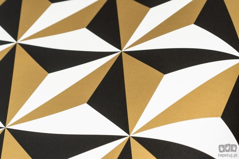 Tapeta na flizelinie wzór geometryczny trójkąty