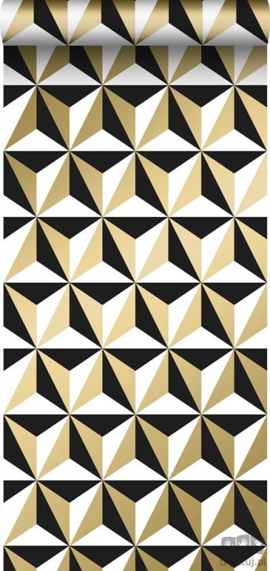 Tapeta na flizelinie wzór geometryczny trójkąty