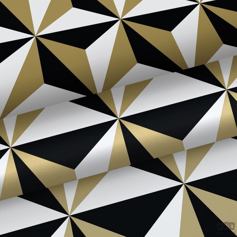 Tapeta na flizelinie wzór geometryczny trójkąty