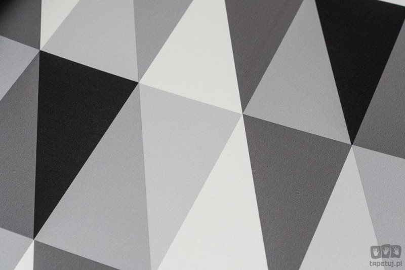 Tapeta na flizelinie wzór geometryczny trójkąty