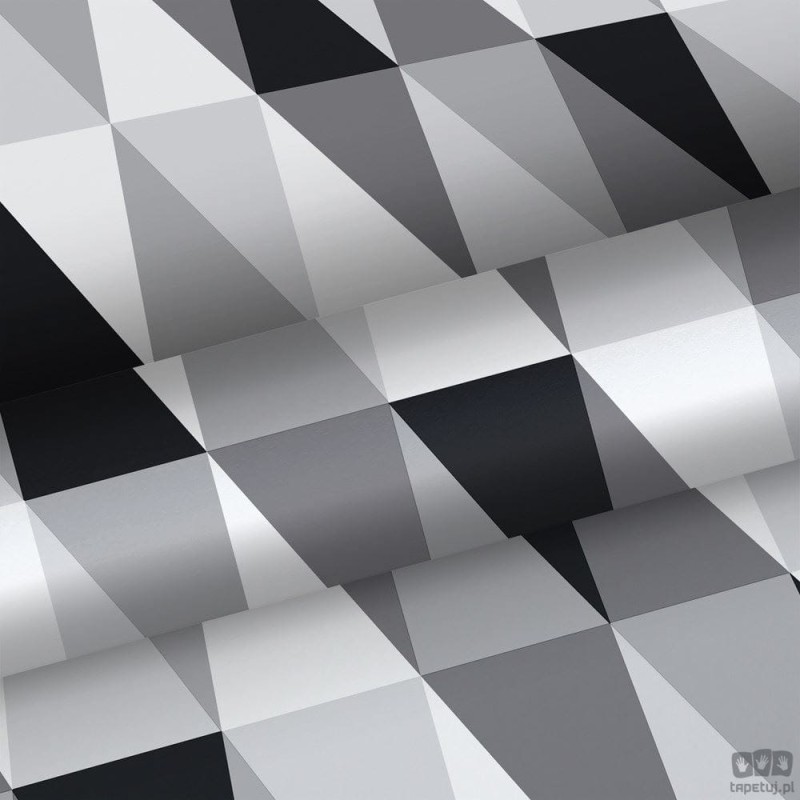 Tapeta na flizelinie wzór geometryczny trójkąty