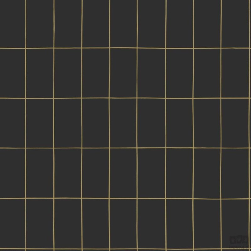 Czarna tapeta w kratkę wzór geometryczny prostokąty