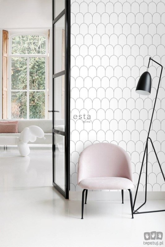 Tapeta na flizelinie wzór geometryczny art deco