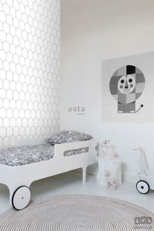 Tapeta na flizelinie wzór geometryczny art deco
