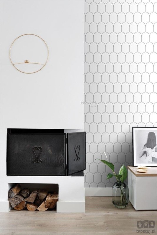 Tapeta na flizelinie wzór geometryczny art deco