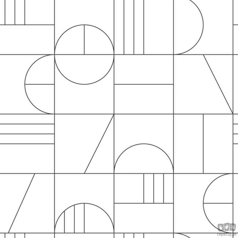 Tapeta na flizelinie wzór geometryczny kwadraty