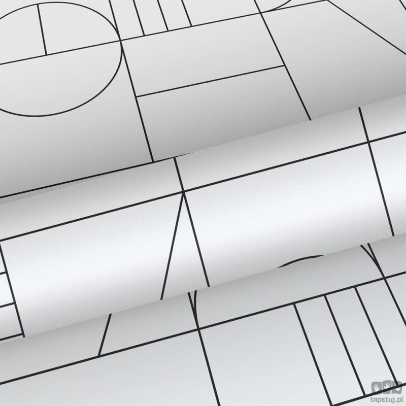 Tapeta na flizelinie wzór geometryczny kwadraty