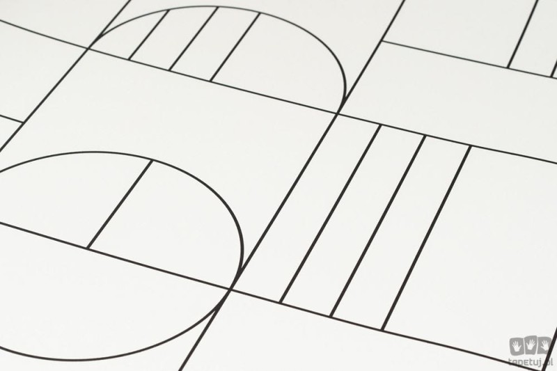 Tapeta na flizelinie wzór geometryczny kwadraty