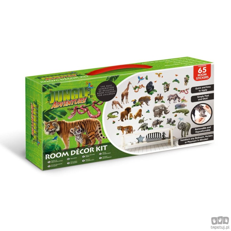 Naklejki ścienne dziecięce Jungle Adventure 46528