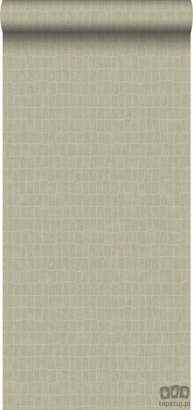 Khaki tapeta skórzana