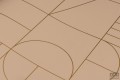 Tapeta wzór geometryczny kwadraty beżowa flizelina