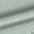 Tapeta wzór geometryczny kwadraty miętowa flizelina