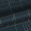 Tapeta wzór geometryczny kwadraty czarna flizelina
