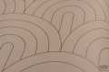 Tapeta na flizelinie łuki art deco pudrowy róż
