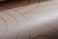 Tapeta na flizelinie łuki art deco pudrowy róż