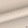Tapeta na flizelinie łuki art deco pudrowy róż