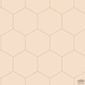 Różowa tapeta na flizelinie geometryczna art deco