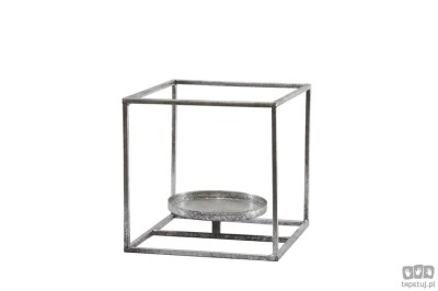 Świecznik srebrny 19cm