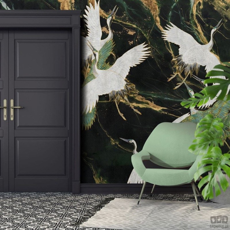 Fototapeta Emerald Tsuru
