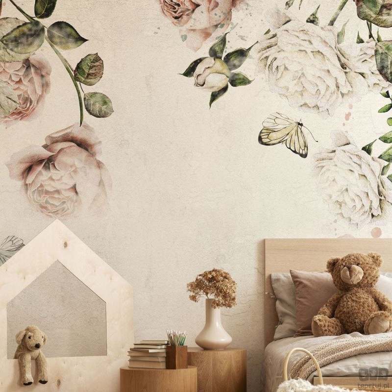 Fototapeta Rose Dream white